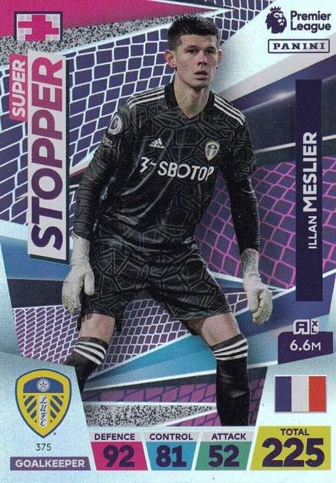 ILLAN MESLIER - PANINI  English Premier League 2022/23 - `SUPER STOPPER` TRADING CARD 375