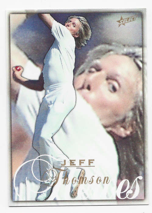 JEFF THOMSON - 1998 SELECT CRICKET COLLECTION - AUSTRALIA CRICKET `LEGEND`  TRADING CARD 93