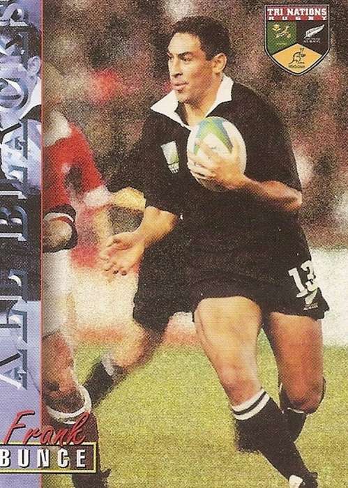 FRANK BUNCE - RUGBY 1997 COLLECTION by PANINI - VERY RARE `BASE` TRADING CARD 31