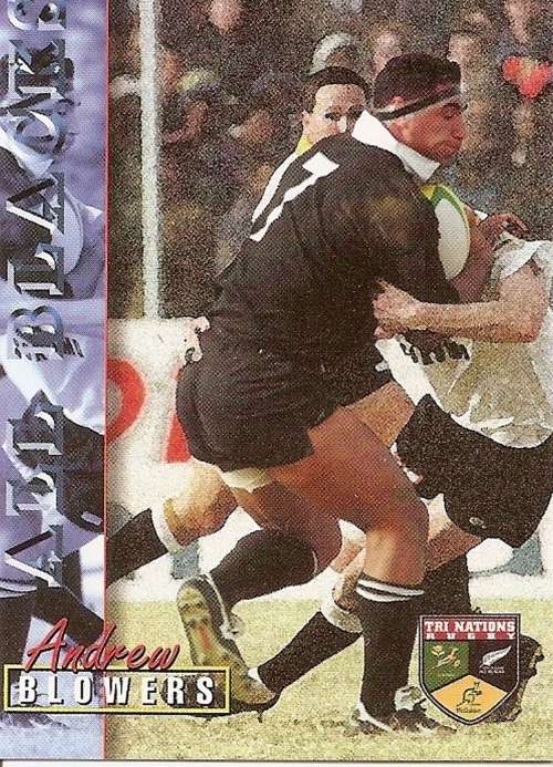 ANDREW BLOWERS - RUGBY 1997 COLLECTION by PANINI - VERY RARE `BASE` TRADING CARD 27