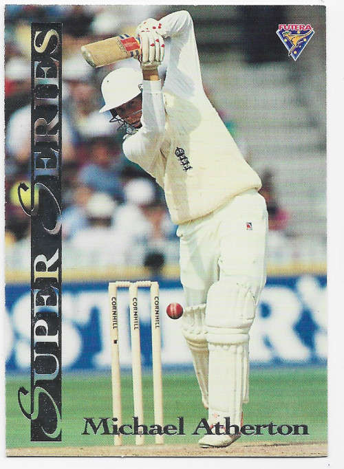 MICHAEL ATHERTON - FUTERA 1994 CRICKET `SUPER SERIES`  COLLECTION - FOIL `INSERT` TRADING CARD SS23