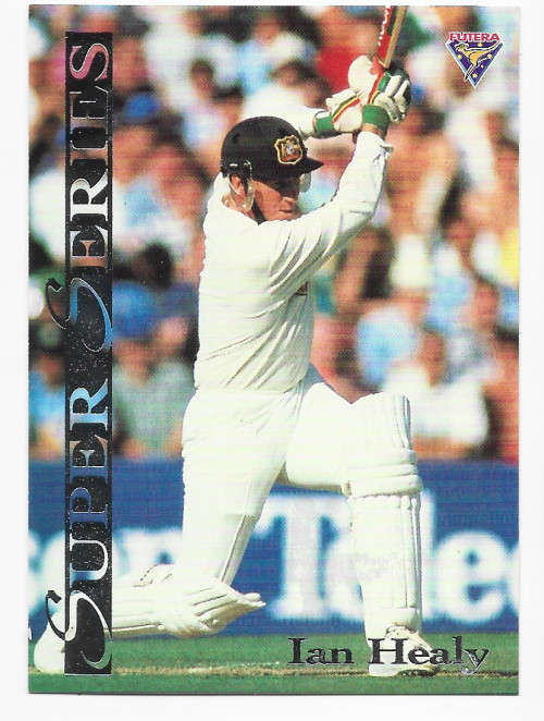 IAN HEALY - FUTERA 1994 CRICKET `SUPER SERIES`COLLECTION - FOIL `INSERT` TRADING CARD SS9