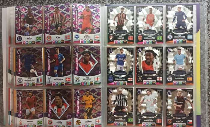 PANINI English Premier League 23/2024 -  COMPLETE 459 TRADING CARD COLLECTION - NO Golden Ballers
