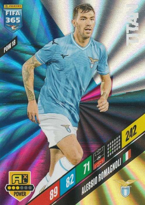 A. ROMAGNOLI - PANINI `FIFA 365 COLLECTION` 2024 - `TITAN` FOIL TRADING CARD POW18