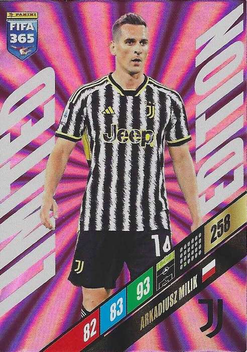 A. MILIK - PANINI `FIFA 365 COLLECTION` 2024 - `LIMITED EDITION` FOIL TRADING CARD