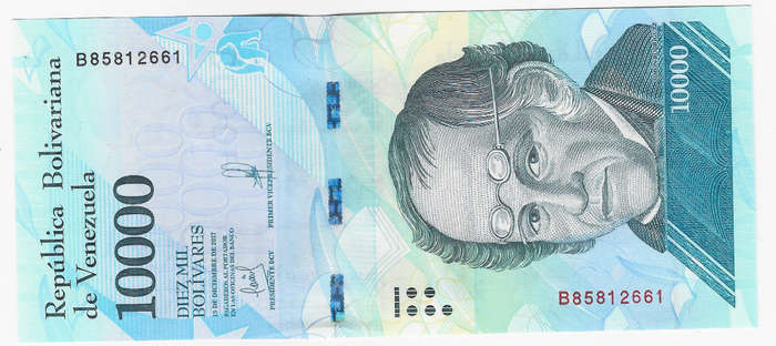 VENEZUELA CENTRAL BANK - 10000 BOLIVARES BANK NOTE  2017 - Unc. Condition