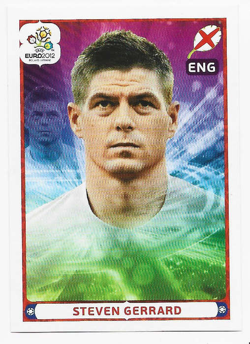 STEVEN GERARD - PANINI EUFA EURO 2012 STICKER COLLECTION - STICKER 510