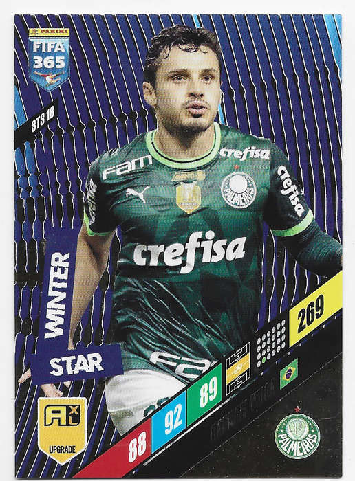 RAPHAEL VEIGA - PANINI `FIFA 365 COLLECTION` 2024 UPDATES - `WINTER STAR" TRADING CARD STS18