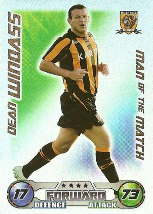 MATCH ATTAX 08/09 - DEAN WINDASS `M/MATCH` CARD