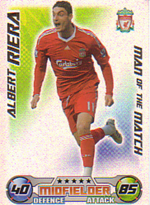MATCH ATTAX EXTRA 08/09 - ALBERT RIERA M/MATCH