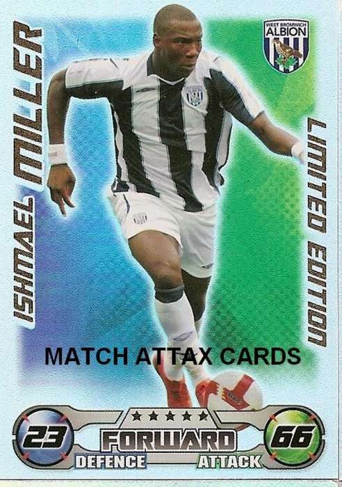 MATCH ATTAX 08/09 - ISHMAEL MILLER LIMITED EDITION