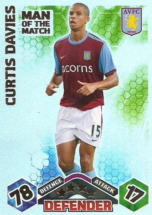 MATCH ATTAX 09/10 - CURTIS DAVIES M/MATCH