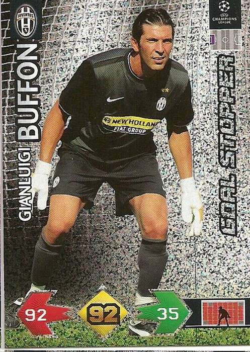 CHAMPIONS LEAGUE S/STRIKES 2009/10 - GIANLUIGGI BUFFON "GOAL STOPPER" CARD