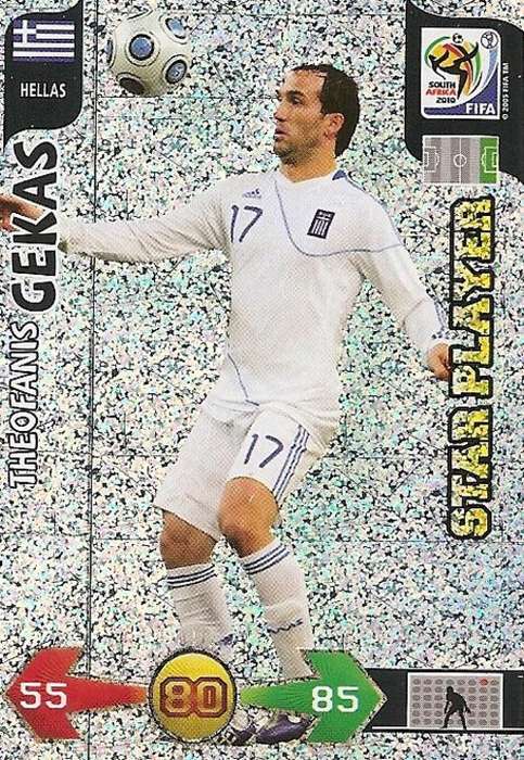 FIFA 2010 WORLD CUP ADRENALYN XL - THEOFANIS GEKAS "STAR PLAYER" CARD