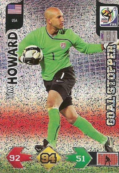 FIFA 2010 ADRENALYN XL - TIM HOWARD GOAL STOPPER TRADING CARD
