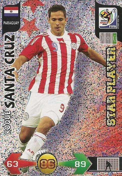 FIFA 2010 ADRENALYN XL - ROQUE SANTA CRUZ STAR PLAYER - SA VERSION