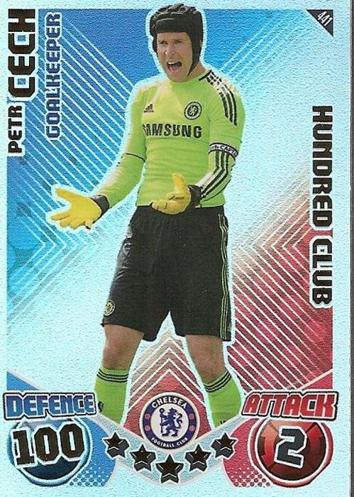 MATCH ATTAX 2010/11 - PETR CECH CLUB 100 CARD