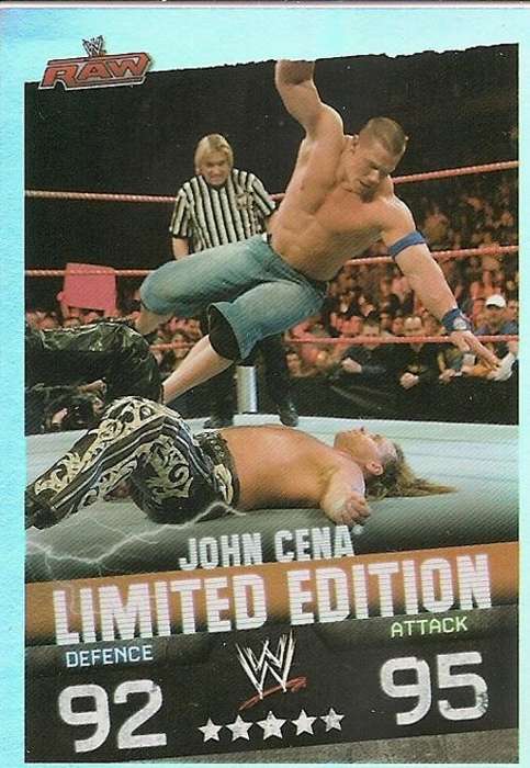 SLAM ATTAX EVOLUTION 2010 - JOHN CENA LIMITED EDITION CARD
