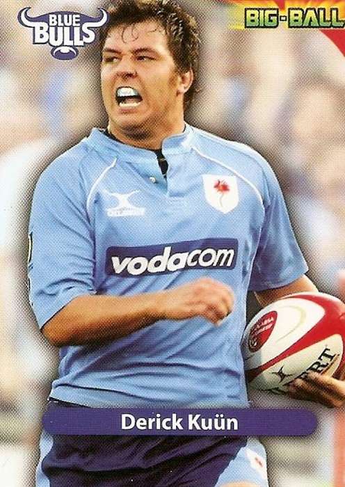 DERICK KUUN - BIG BALL 2010 RUGBY COLLECTION -  BASE TRADING CARD BB09