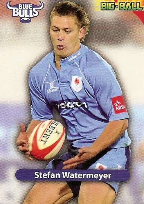 STEFAN WATERMEYER - BIG BALL 2010 RUGBY COLLECTION -  BASE TRADING CARD BB31
