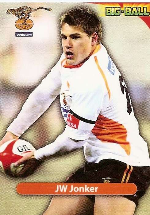 JW JONKER - BIG BALL 2010 RUGBY COLLECTION -  BASE TRADING CARD CH20