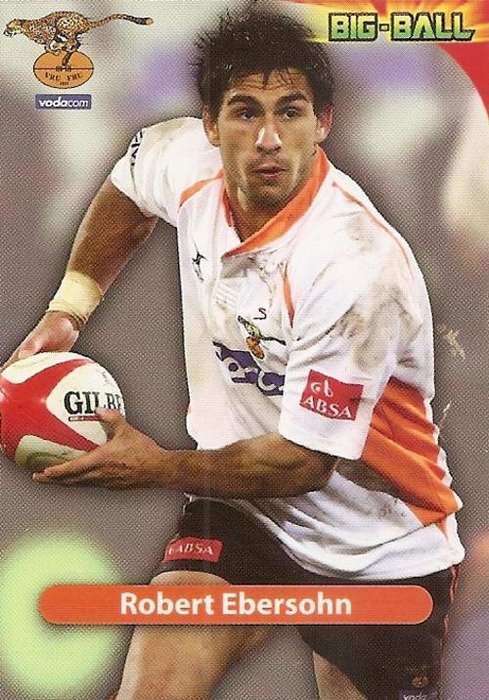 ROBERT EBERSOHN - BIG BALL 2010 RUGBY COLLECTION -  BASE TRADING CARD CH29
