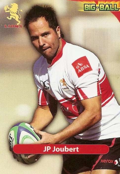 BIG BALL 2010 RUGBY COLLECTION - JP JOUBERT BASE CARD GL26