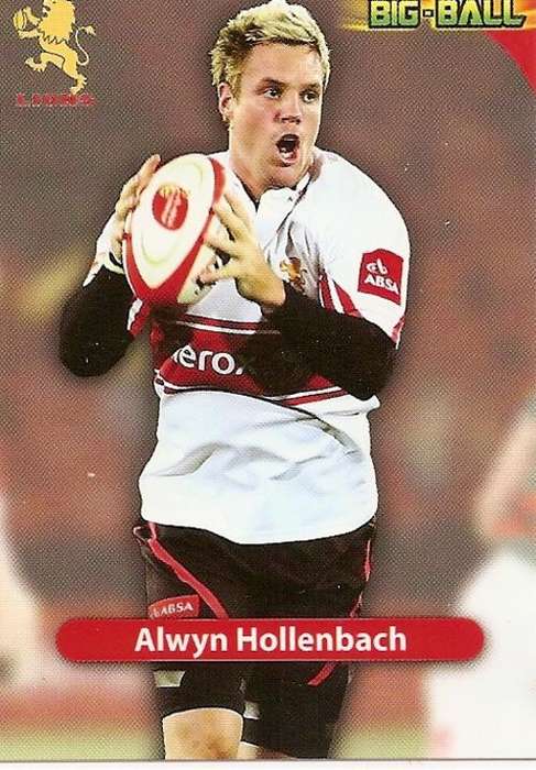 ALWYN HOLLENBACH - BIG BALL 2010 RUGBY COLLECTION -  BASE TRADING  CARD GL01