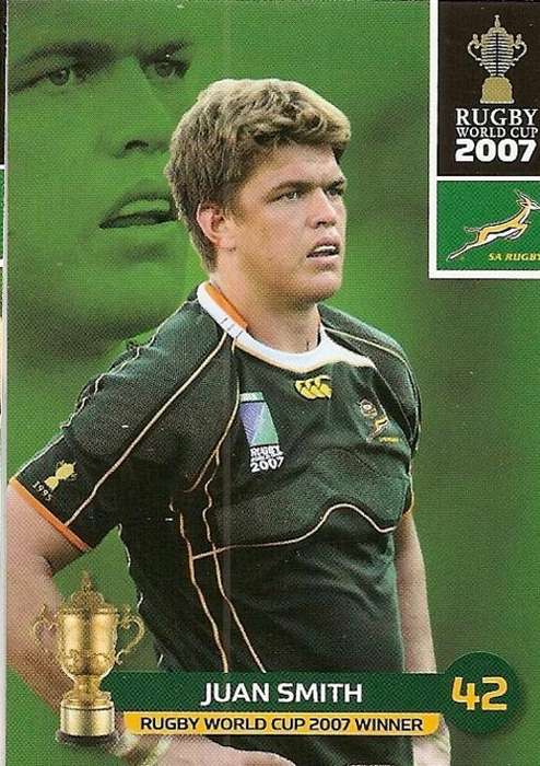 2011 RUGBY WORLD CUP COLLECTION -  JUAN SMITH BASE CARD 149