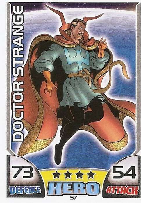 HERO ATTAX 2011 - MARVEL UNIVERSE - BASE CARD 57
