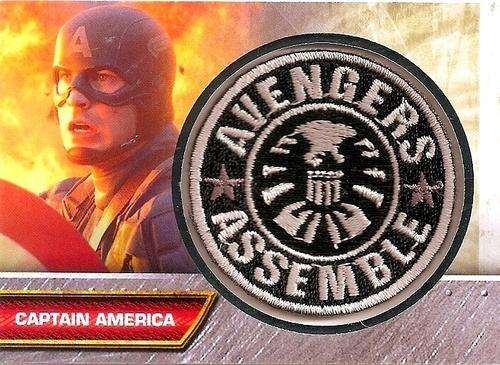 CAPTAIN AMERICA - `2011 the MOVIE` - CAPTAIN AMERICA `AVENGERS` `VERY RARE MEMORABILIA` CARD I4