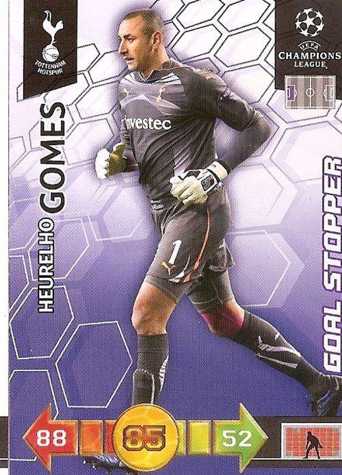 CHAMPIONS LEAGUE 2010/11 UPDATES - HEURELIO GOMES "GOAL STOPPER" CARD