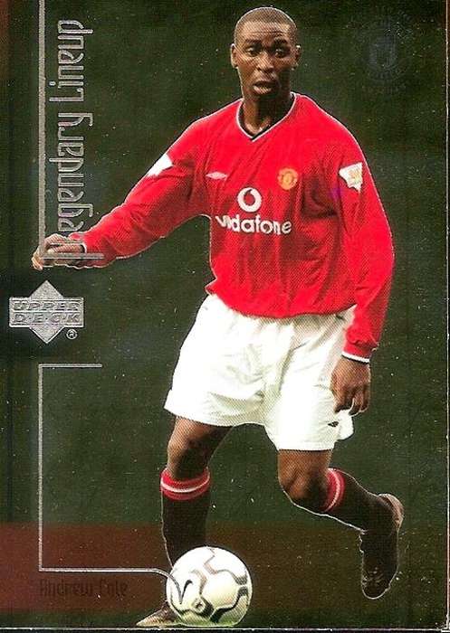 ANDY COLE - RARE `LEGENDARY LINE-UP` GOLD INSERT LL12 - UPPER DECK MANCHESTER UNITED 2002