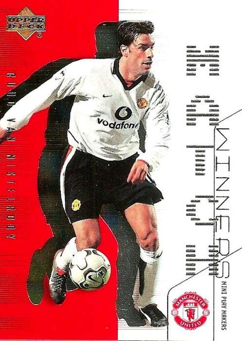 RUDD VAN NISTELROY - RARE `MATCH WINNERS` INSERT MW1 - UPPER DECK MANCHESTER UNITED 2003