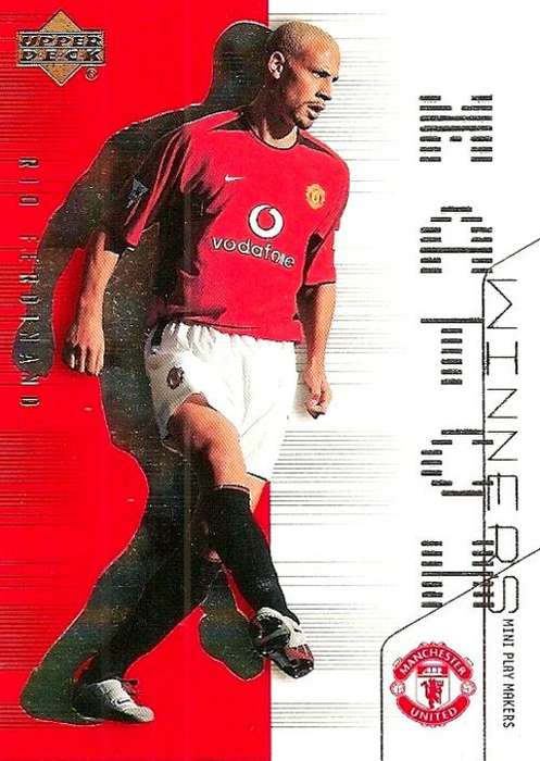 RIO FERDINAND - RARE `MATCH WINNERS` INSERT MW6 - UPPER DECK MANCHESTER UNITED 2003