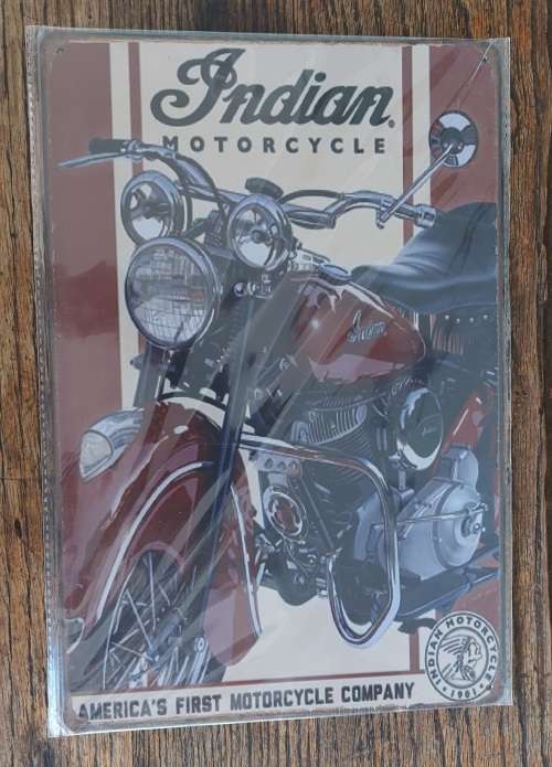 Vintage Indian Motorcycle Company - Collectable Tin Sign