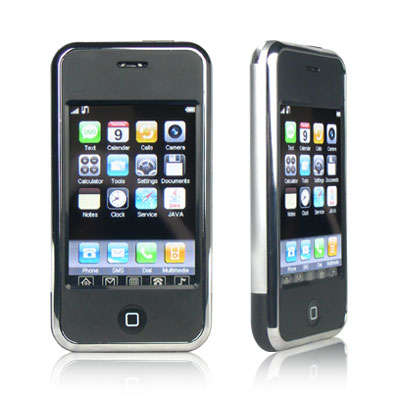 3.2 Inch Touch Screen Cell Phone, JAVA, MSN, MXIT, DUAL SIM, shake control, Bluetooth, Like Iphone