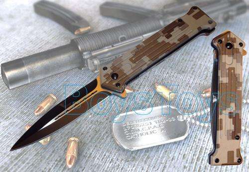 Army Camo Covert Ops Knife