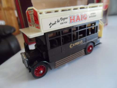 MATCHB0X MOY  Y23 1922 AEC OMNIBUS ` HAIG`[M6]