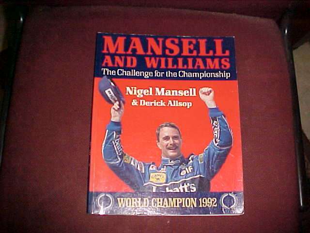 MANSELL AND WILLIAMS  THE CHALLENGE FOR THE CHAMPIONSHIP WORLD CHAMPION 1992