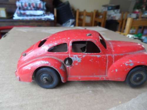 Slik Lansing 9600 Aluminum -Car Vintage   -RARE WINDUP MODEL