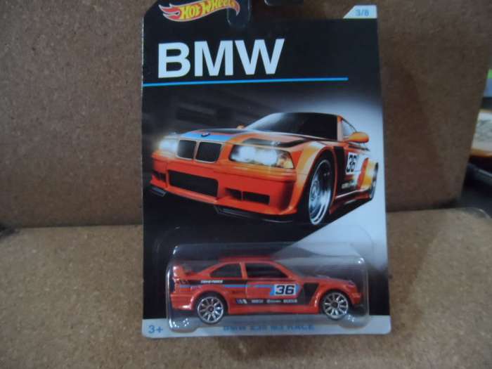 2016 Hot Wheels BMW E36 M3 Race Orange Red HW BMW Series #3 1:64 NIP 10sp   [m55]