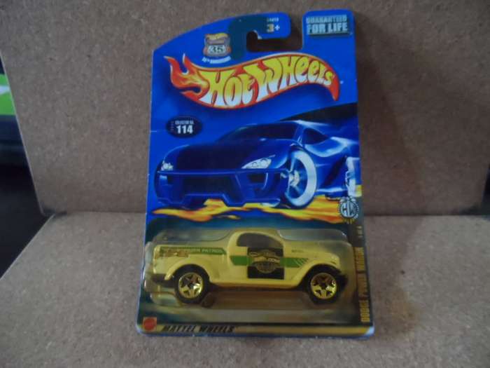 Hot Wheels Collector# 114 Dodge Power Wagon Border Patrol Mattel 2002   [m55]