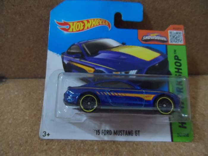 Hot Wheels WORKSHOP 247/250 `15 FORD MUSTANG GT HOTWHEELS BLUE   [m54]
