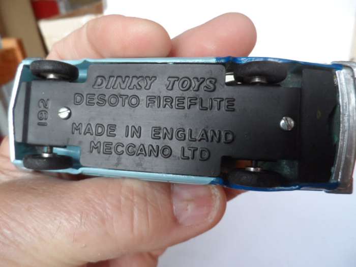 Dinky toys/Meccano DeSoto Fireflite Sedan No 192 , restored  [d24]