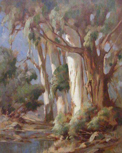 Johan Oldert original  - Charming painting - 80cm x 65cm