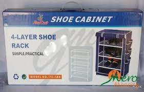 SHOE CABINE 4-LAYER SHOE RACK SIMPLE.PRACTICAL