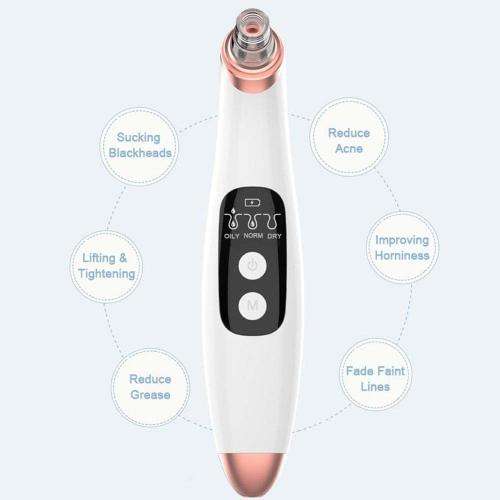 Blackhead Remover Electric Acne Comedone Pimple Extractor Cleaner Kit