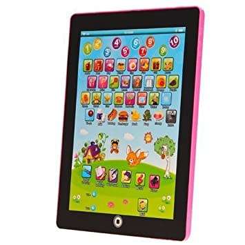 Kids Interactive Learning Touch Pad Education Machine (Pink colour only)