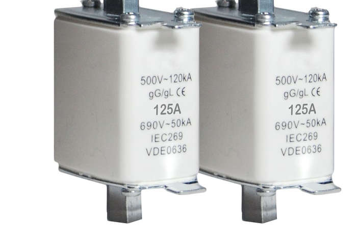 125A DC Current Solar Battery Blade Fuse - 2 Pack